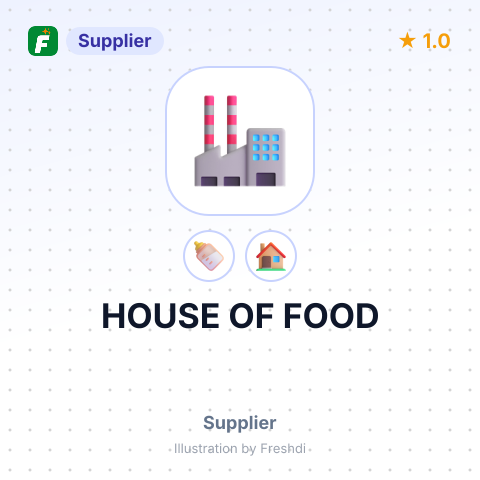 HOUSE OF FOOD – summary card, no photo uploaded yet