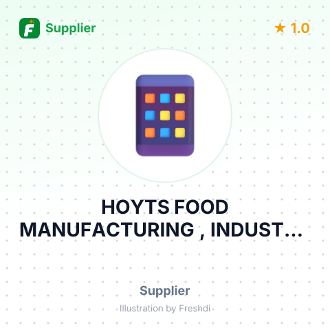 HOYTS FOOD MANUFACTURING , INDUSTRY PTY LTD – summary card, no photo uploaded yet