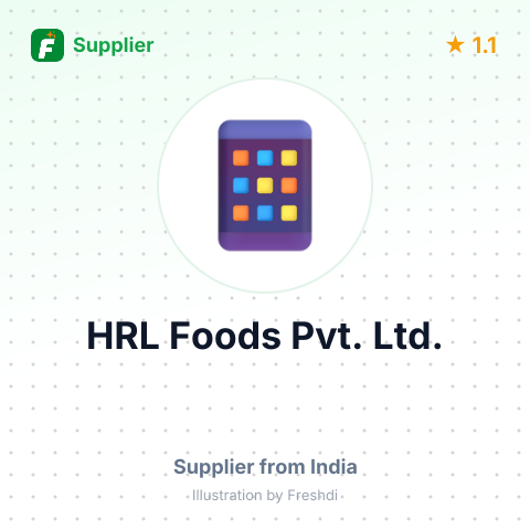 HRL Foods Pvt. Ltd. – summary card, no photo uploaded yet