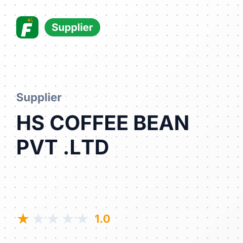 HS COFFEE BEAN PVT .LTD – summary card, no photo uploaded yet