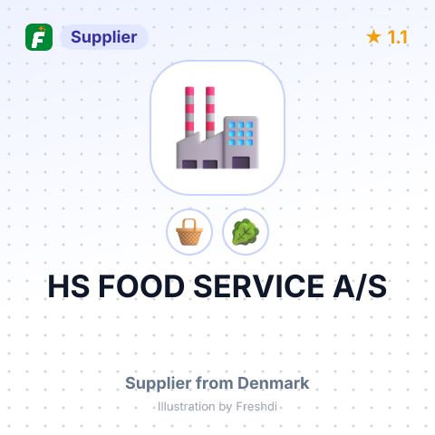 HS FOOD SERVICE A/S – summary card, no photo uploaded yet