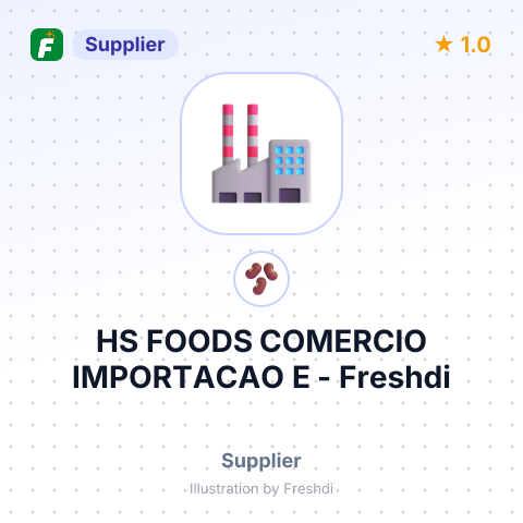 HS FOODS COMERCIO IMPORTACAO E – summary card, no photo uploaded yet
