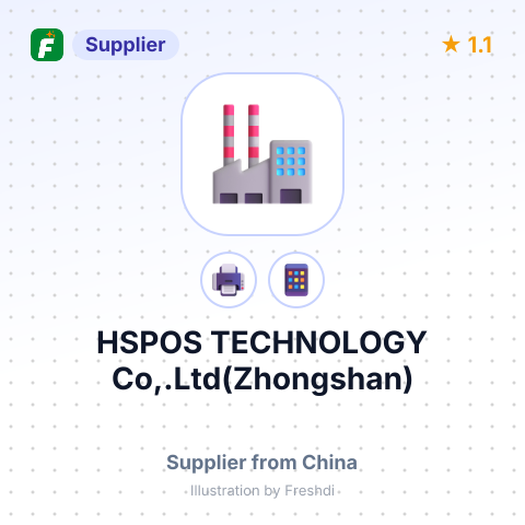 HSPOS TECHNOLOGY Co,.Ltd(Zhongshan) – summary card, no photo uploaded yet