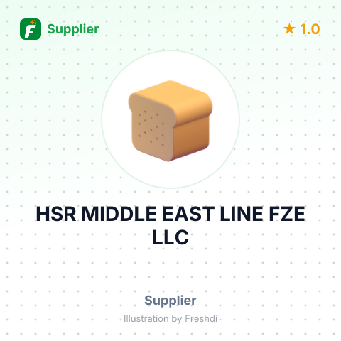 HSR MIDDLE EAST LINE FZE LLC – summary card, no photo uploaded yet