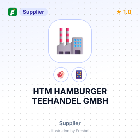 HTM HAMBURGER TEEHANDEL GMBH – summary card, no photo uploaded yet