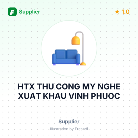 HTX THU CONG MY NGHE XUAT KHAU VINH PHUOC – summary card, no photo uploaded yet