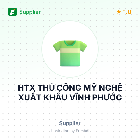 HTX THỦ CÔNG MỸ NGHỆ XUẤT KHẨU VĨNH PHƯỚC – summary card, no photo uploaded yet