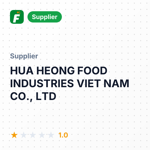 HUA HEONG FOOD INDUSTRIES VIET NAM CO., LTD – summary card, no photo uploaded yet