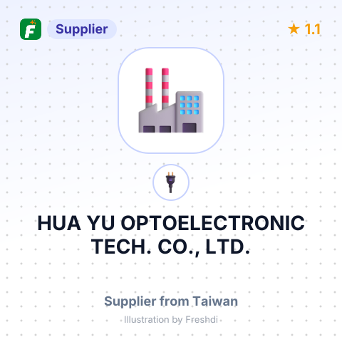 HUA YU OPTOELECTRONIC TECH. CO., LTD. – summary card, no photo uploaded yet