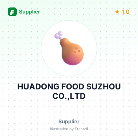 HUADONG FOOD SUZHOU CO.,LTD – summary card, no photo uploaded yet