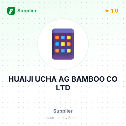 HUAIJI UCHA AG BAMBOO CO LTD – summary card, no photo uploaded yet