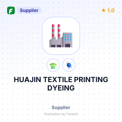 HUAJIN TEXTILE PRINTING DYEING – summary card, no photo uploaded yet
