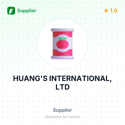 HUANG'S INTERNATIONAL, LTD – summary card, no photo uploaded yet