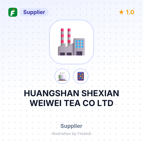 HUANGSHAN SHEXIAN WEIWEI TEA CO LTD – summary card, no photo uploaded yet