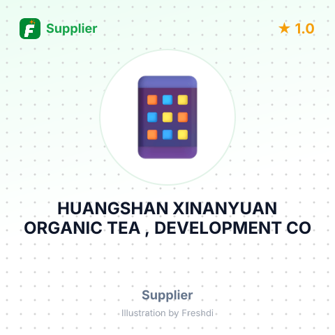 HUANGSHAN XINANYUAN ORGANIC TEA , DEVELOPMENT CO – summary card, no photo uploaded yet