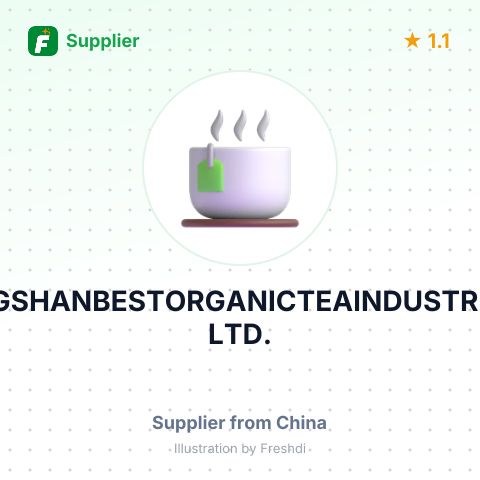 HUANGSHANBESTORGANICTEAINDUSTRIALCO. LTD. – summary card, no photo uploaded yet