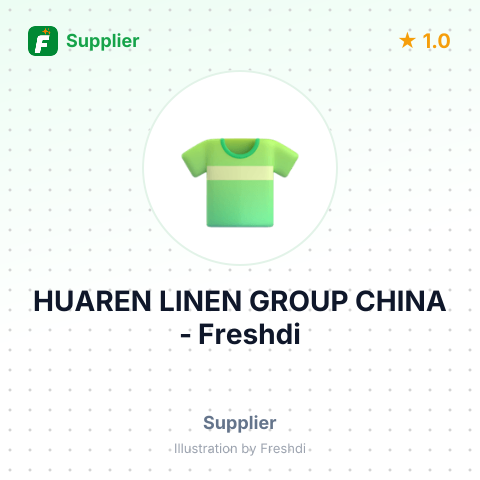 HUAREN LINEN GROUP CHINA – summary card, no photo uploaded yet