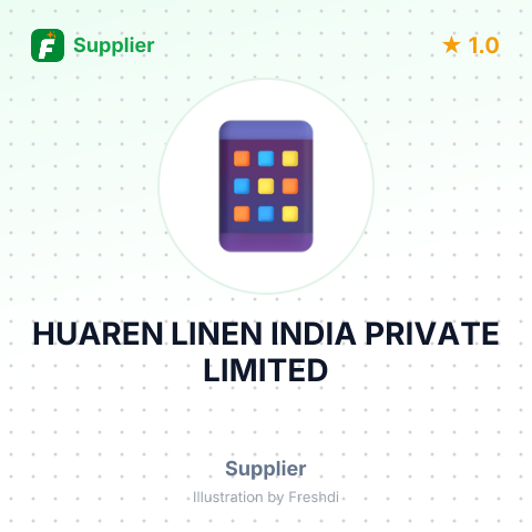 HUAREN LINEN INDIA PRIVATE LIMITED – summary card, no photo uploaded yet