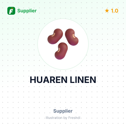 HUAREN LINEN – summary card, no photo uploaded yet