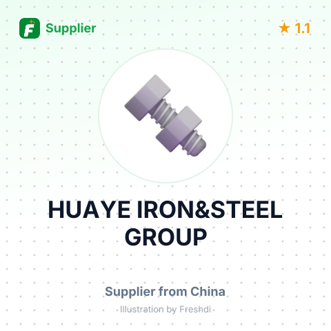HUAYE IRON&STEEL GROUP – summary card, no photo uploaded yet