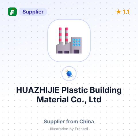 HUAZHIJIE Plastic Building Material Co., Ltd – summary card, no photo uploaded yet