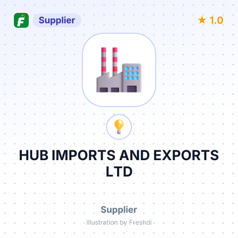 HUB IMPORTS AND EXPORTS LTD – summary card, no photo uploaded yet
