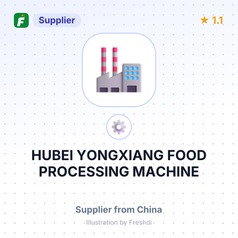 HUBEI YONGXIANG FOOD PROCESSING MACHINE – summary card, no photo uploaded yet