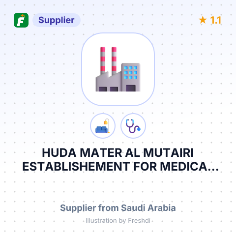 HUDA MATER AL MUTAIRI ESTABLISHEMENT FOR MEDICAL DEVICES EST – summary card, no photo uploaded yet