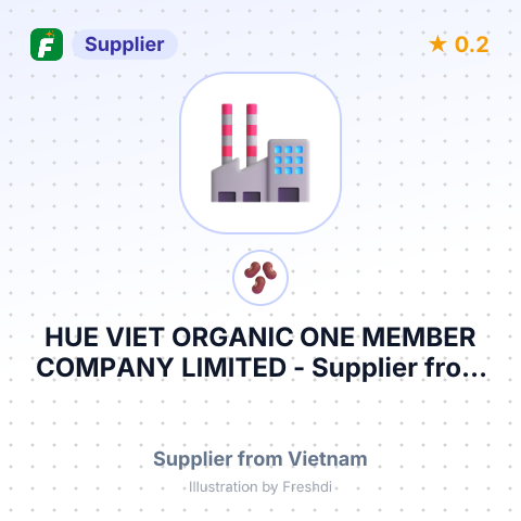 HUE VIET ORGANIC ONE MEMBER COMPANY LIMITED – summary card, no photo uploaded yet