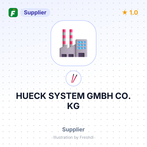 HUECK SYSTEM GMBH CO. KG – summary card, no photo uploaded yet