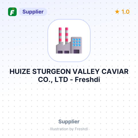 HUIZE STURGEON VALLEY CAVIAR CO., LTD – summary card, no photo uploaded yet