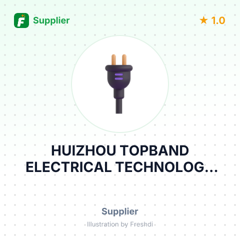 HUIZHOU TOPBAND ELECTRICAL TECHNOLOGY CO LTD – summary card, no photo uploaded yet