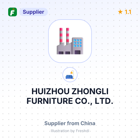 HUIZHOU ZHONGLI FURNITURE CO., LTD. – summary card, no photo uploaded yet
