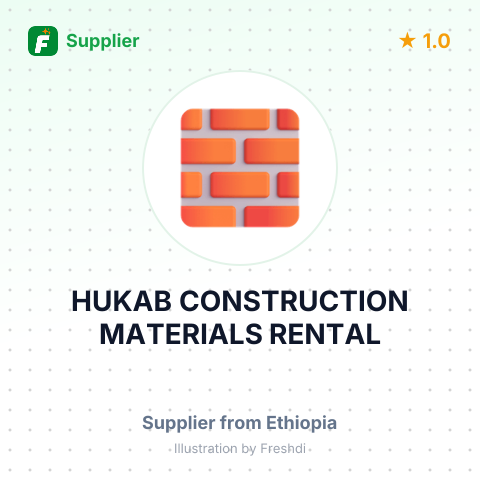 HUKAB CONSTRUCTION MATERIALS RENTAL – summary card, no photo uploaded yet