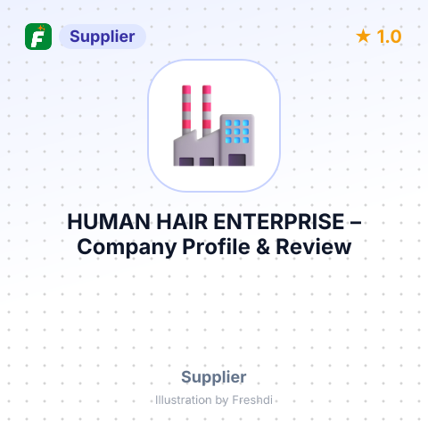 HUMAN HAIR ENTERPRISE – summary card, no photo uploaded yet