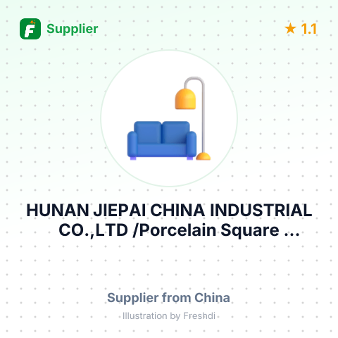 HUNAN JIEPAI CHINA INDUSTRIAL CO.,LTD /Porcelain Square Dinnerware;Stoneware Hand-painted Dinner Set – summary card, no photo uploaded yet