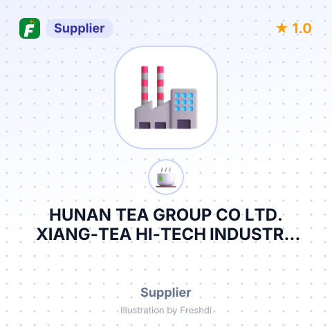 HUNAN TEA GROUP CO LTD. XIANG-TEA HI-TECH INDUSTRY PARK – summary card, no photo uploaded yet