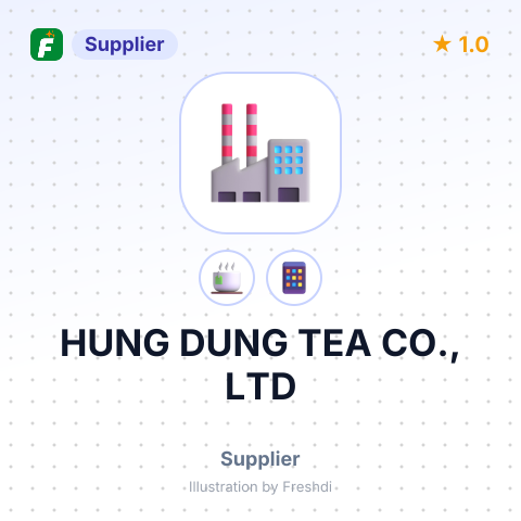 HUNG DUNG TEA CO., LTD – summary card, no photo uploaded yet