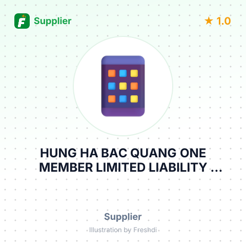 HUNG HA BAC QUANG ONE MEMBER LIMITED LIABILITY COMPANY – summary card, no photo uploaded yet