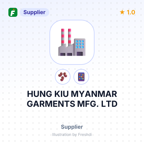 HUNG KIU MYANMAR GARMENTS MFG. LTD – summary card, no photo uploaded yet