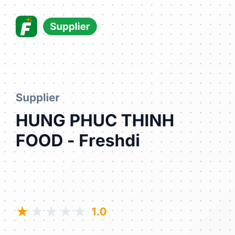 HUNG PHUC THINH FOOD – summary card, no photo uploaded yet