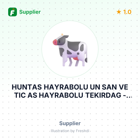 HUNTAS HAYRABOLU UN SAN VE TIC AS HAYRABOLU TEKIRDAG – summary card, no photo uploaded yet