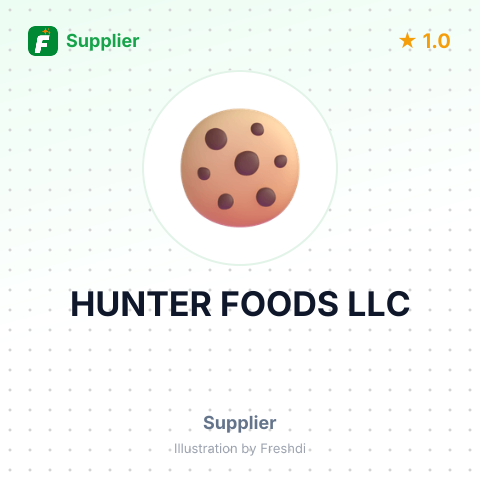 HUNTER FOODS LLC – summary card, no photo uploaded yet