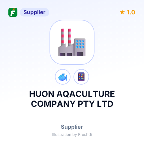 HUON AQACULTURE COMPANY PTY LTD – summary card, no photo uploaded yet