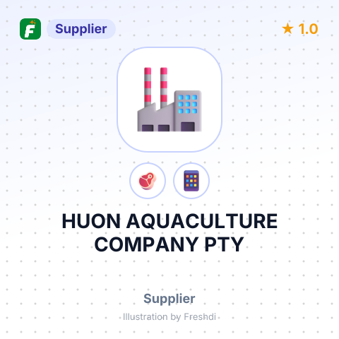HUON AQUACULTURE COMPANY PTY – summary card, no photo uploaded yet