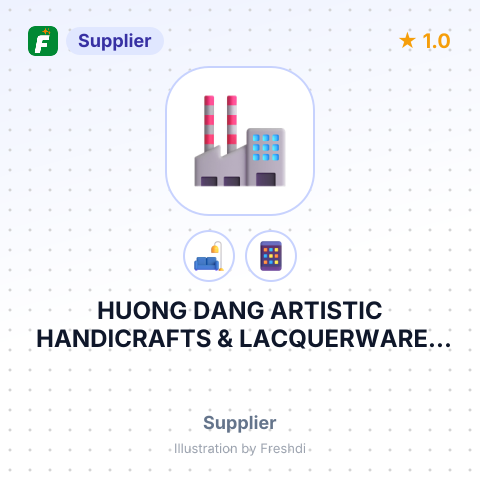 HUONG DANG ARTISTIC HANDICRAFTS & LACQUERWARES COMPANY LIMITED – summary card, no photo uploaded yet