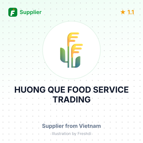 HUONG QUE FOOD SERVICE TRADING – summary card, no photo uploaded yet