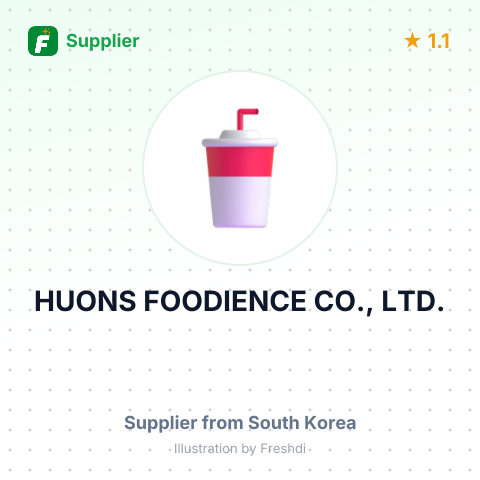 HUONS FOODIENCE CO., LTD. – summary card, no photo uploaded yet