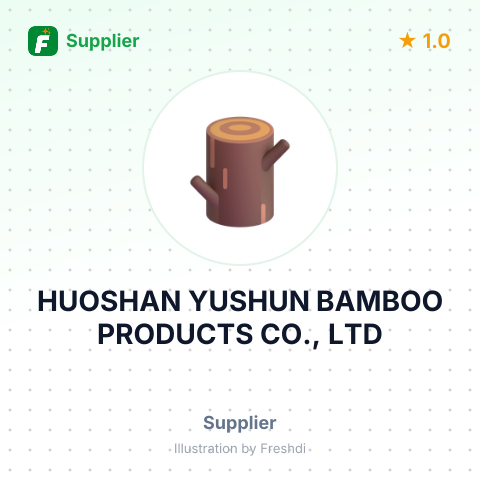 HUOSHAN YUSHUN BAMBOO PRODUCTS CO., LTD – summary card, no photo uploaded yet