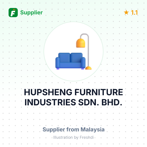 HUPSHENG FURNITURE INDUSTRIES SDN. BHD. – summary card, no photo uploaded yet
